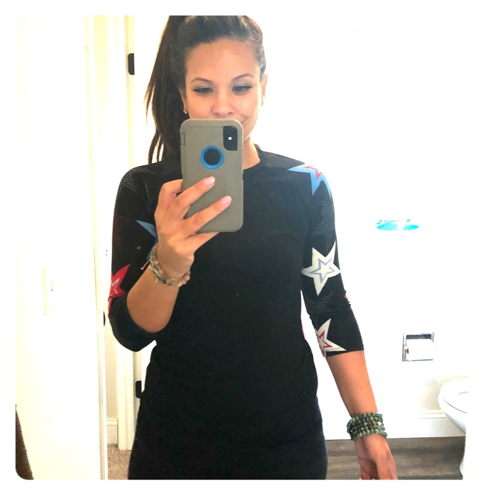 Star baseball tee